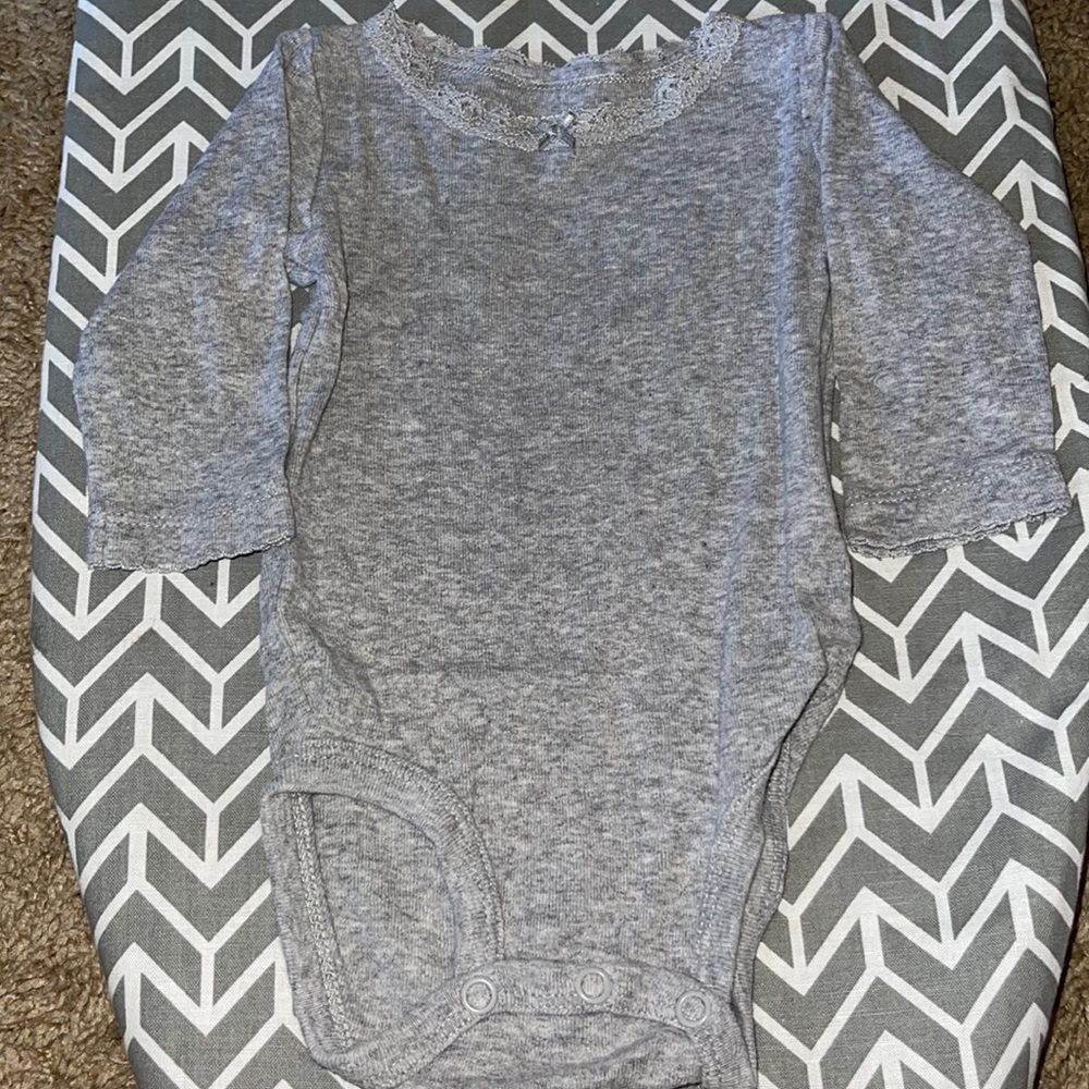 Carters 3 Month Ling Sleeve Onesie